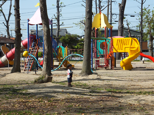岡山 子供の遊び場～子供とお出かけ～当新田公園